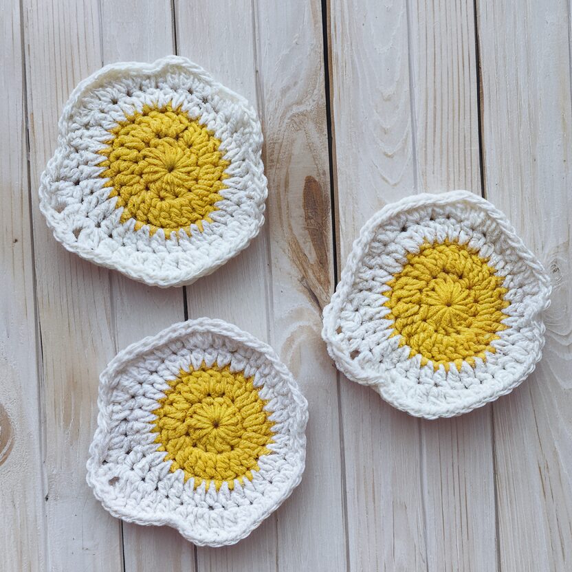 Crochet Egg Coaster