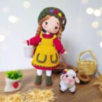 Shepherdess and Lamb