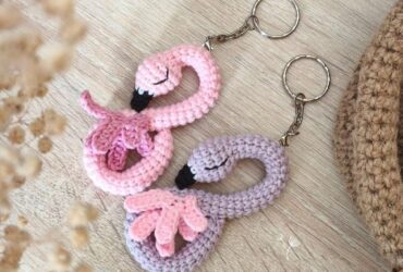 Flamingo Keychains