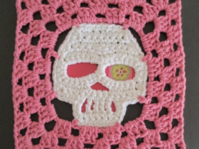 Skull Granny Square