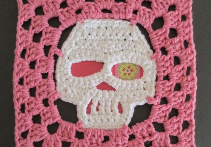 Skull Granny Square