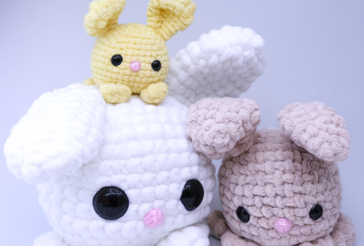 Cube Bunny Rabbit Amigurumi