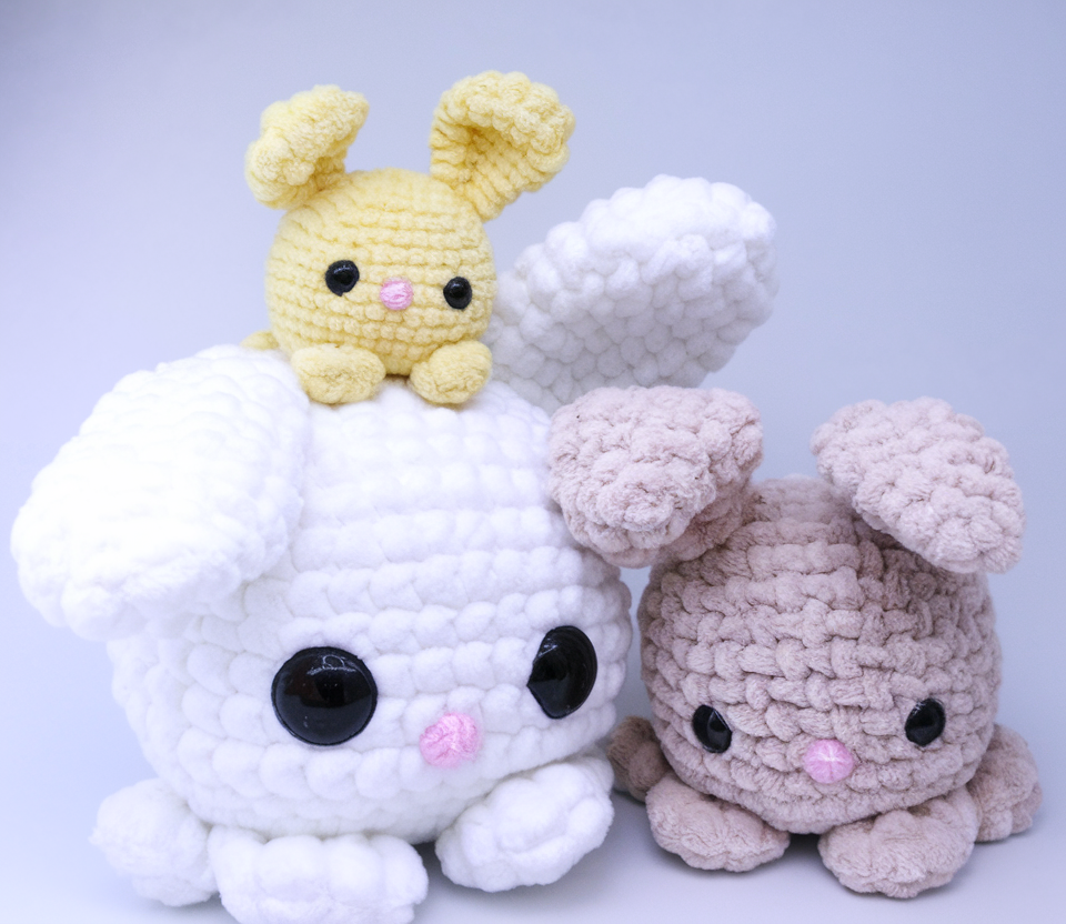 Cube Bunny Rabbit Amigurumi